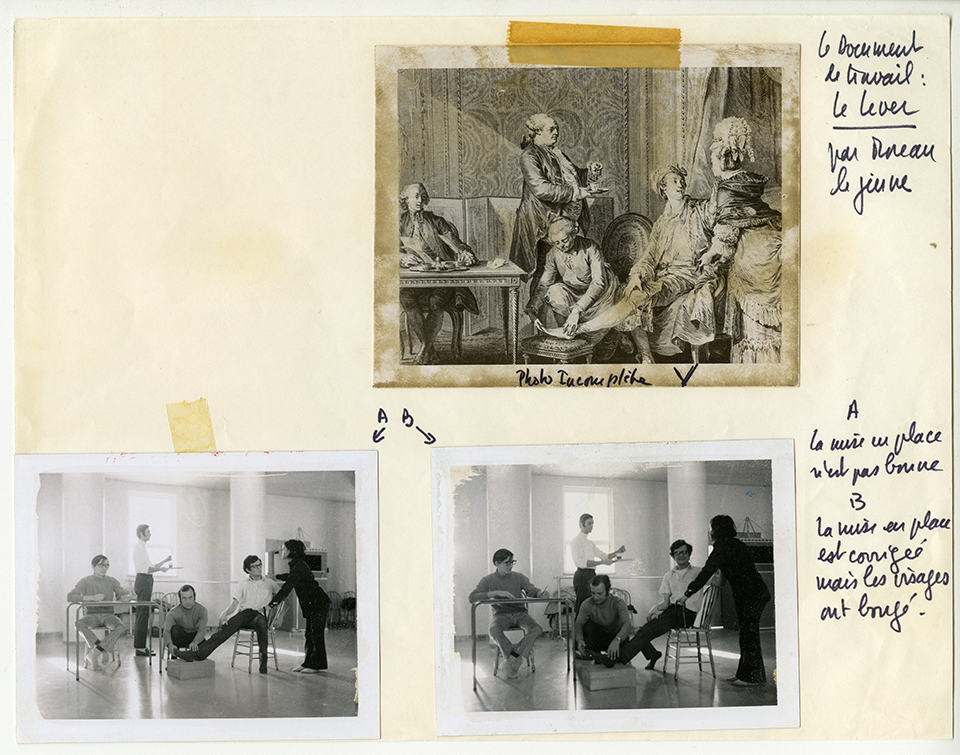 Montage photographique du cours d’audiovisuel, 1970. Archives UdeM, P0419-E-1-3-D0032-P0007 à P0008