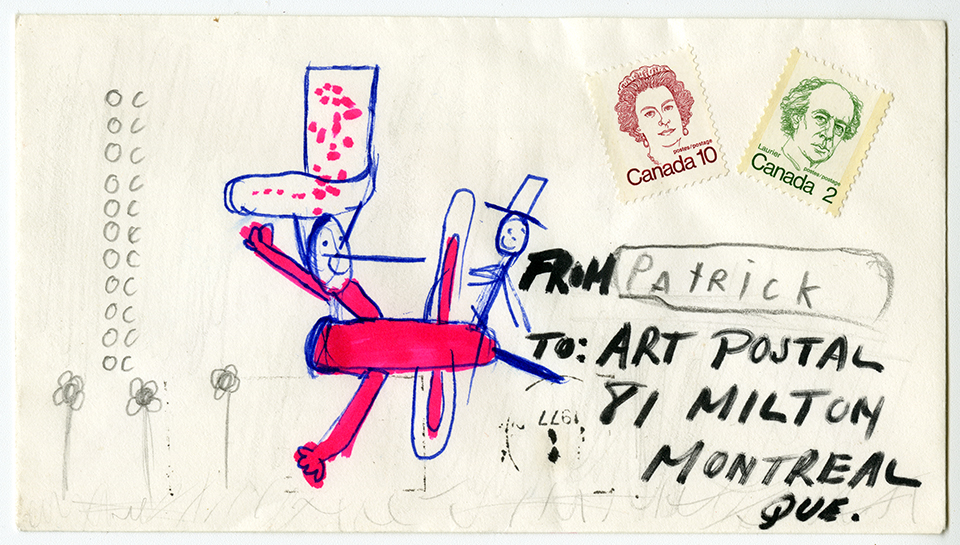 Art Postal, 1977. Archives UdeM, P0468-D-4-D0002