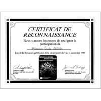 Image du certificat