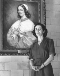Alice Girard, première doyenne de la Faculté des sciences infirmières. Photo : Henri Paul. D00371FP03414.