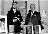 De gauche à droite : Bernard Beugnot et Pierre Dagenais, Doyen de la Faculté des lettres, Montréal 30 mars 1967 (6)